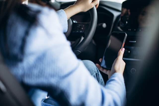 Mobile phone use whilst driving can result in 6 penalty points and a GBP200 fine