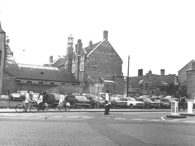 Old St Giles Street site circa 1978 (Now The Guildhall extension)
