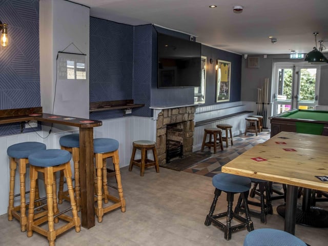 The cosy village pub has recently reopened after a stylish new refurbishment