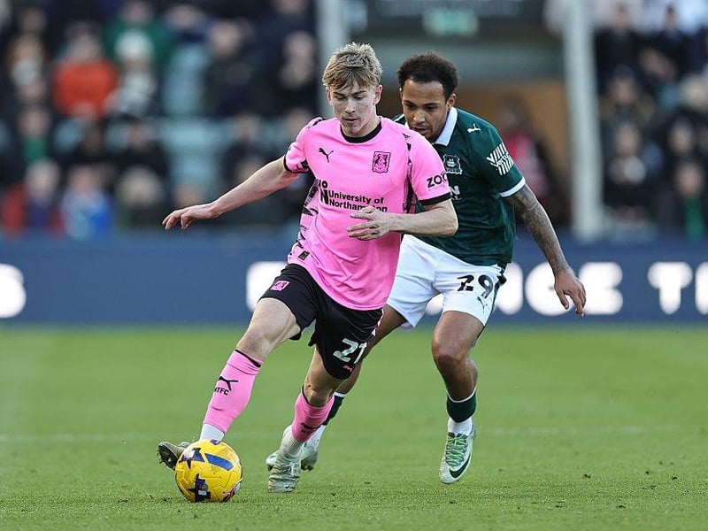 He's improving all the time and this was his best game to date. A bundle of energy and infectious enthusiasm. Nicked the ball back multiple times in the first half and then did so again to send Wheatley away early in the second. Fine cross for the opener before excellent run and cutback to create the second. Would have finished with a hat-trick of assists had Wheatley's earlier chance hit the net instead of the post... 9 CHRON STAR MAN