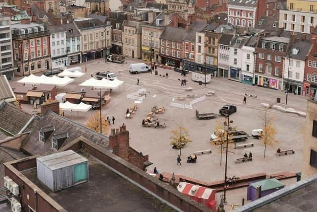 Northampton Market Square, library picture