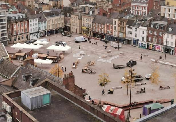 Northampton Market Square, library picture