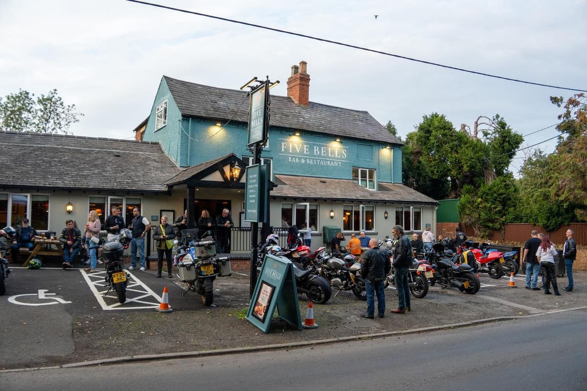 In pictures: Popular bike night end-of-season finale at village pub near ...