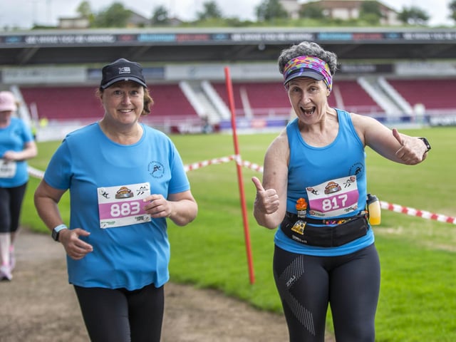 Runners taking part in the 2021 event.