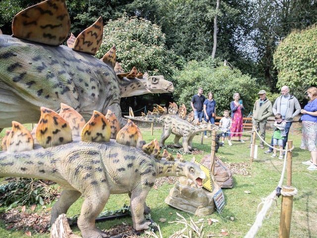 What to expect from the Dinosaurs in the Park event, which is at Delapre Abbey until Sunday September 1, 2024.