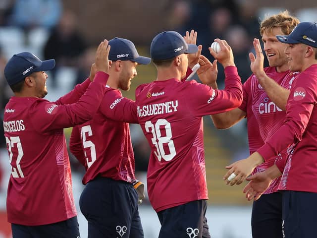 The Steelbacks had plenty to celebrate at Durham (photo by Stu Forster/Getty Images)