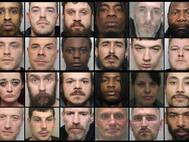 Faces of some of Northamptonshire's most serious criminals now in jail and whose stories we brought you during July 2025