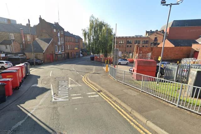 The incident happened in Kingswell Street.