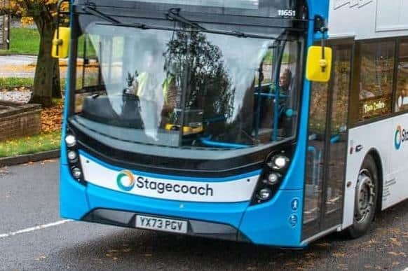 The incident happened on a Stagecoach bus between Northampton and Kingsthorpe.