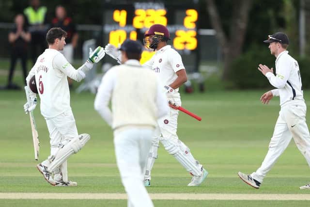 Sam Whiteman hit a second century of the season for Northamptonshire in last week's draw with Middelsex (Picture: Warren Little/Getty Images)