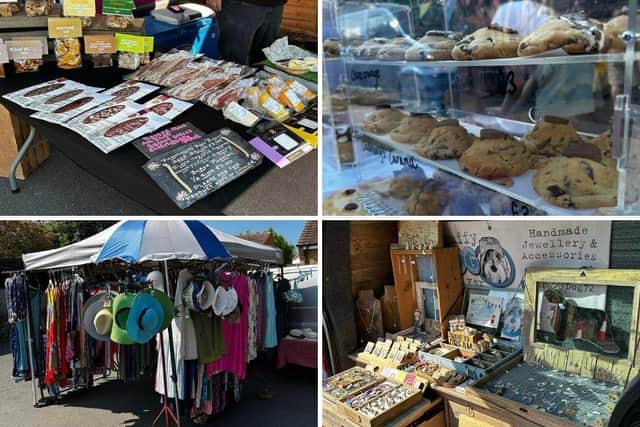 Just a glimpse at four of the traders available to shop from last Saturday (June 10). Photos: Duston Market.