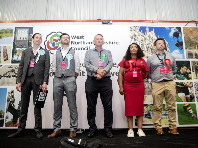 The West Northamptonshire Council election count