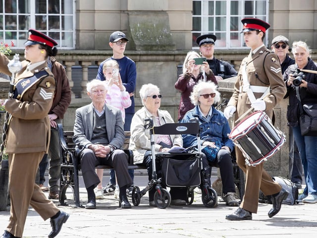 The ceremony and procession took place in and around All Saints Church on Thursday May 29.