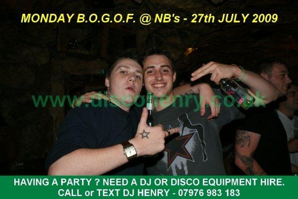 A BOGOF night out at Rev's and NB's in Bridge Street back in July 2009