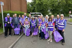 Alison McClean, who first started litter picking three years ago in the summer of 2021, shared why you are unlikely to see the Litter Wombles’ distinctive purple hi-vis jackets in the town centre.