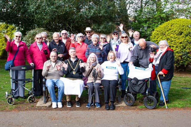 Northants Parkinson's People has VIP visitor in Abington Park