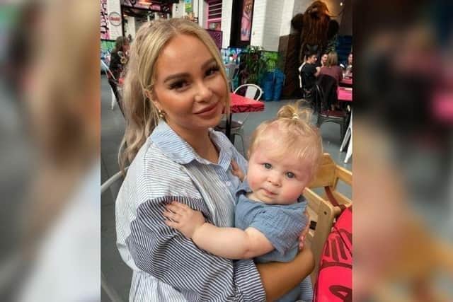 Lucia Tonna, the founder of The Modern Art Mama, and her two-year-old son Archer.