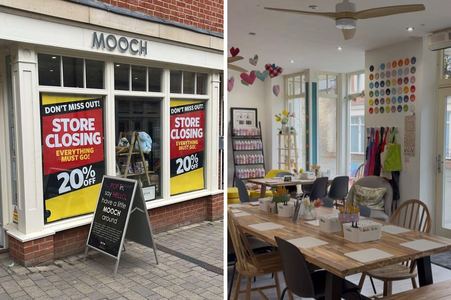 Two businesses have announced closures in Northants market town this month ...