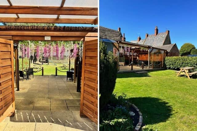 The team pride themselves on being family and dog friendly, with a large garden and outdoor play area to make the most of now the weather is starting to improve.