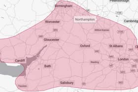 A red weather warning for extreme heat has been issued for Northampton, Daventry and the south of the country.