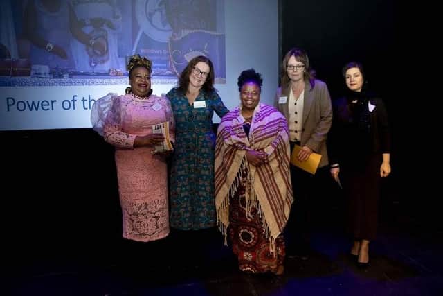 Representatives from the group accepting their award on Thursday (December 8). Photo: Kirsty Edmonds.