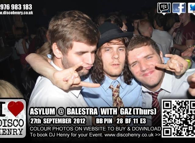 Nostalgic pictures from a 2012 night out at Balestra