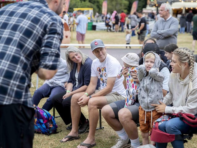 Families had tons of fun at Delapre Abbey