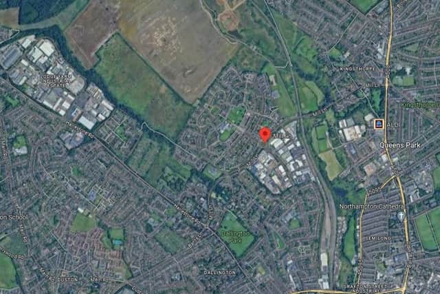 The woman was found injured in Mill Lane.