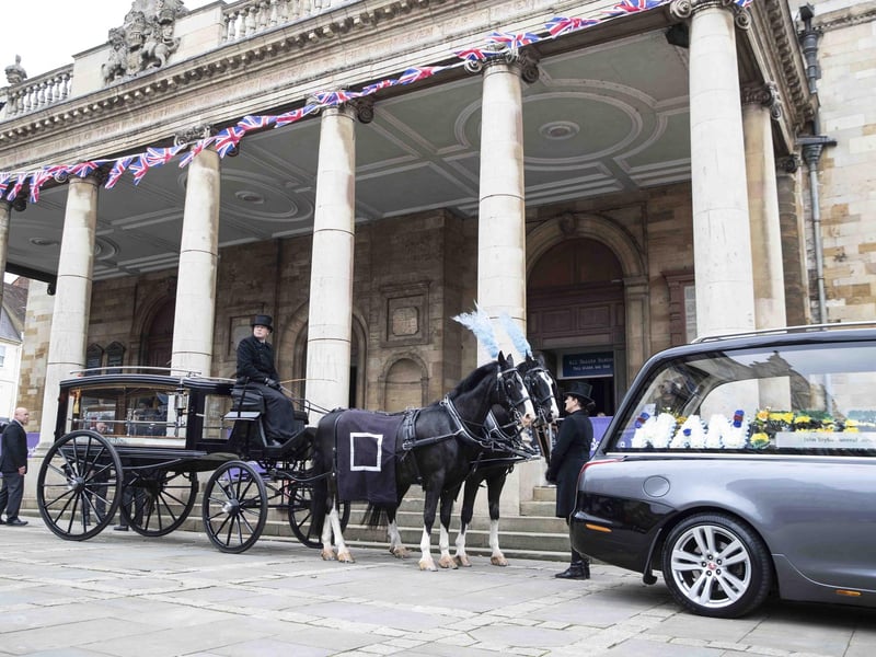 Hundreds attended All Saints' Church in town on Friday morning (May 12) to pay their respects to 16-year-old fatal stab victim Fred Shand