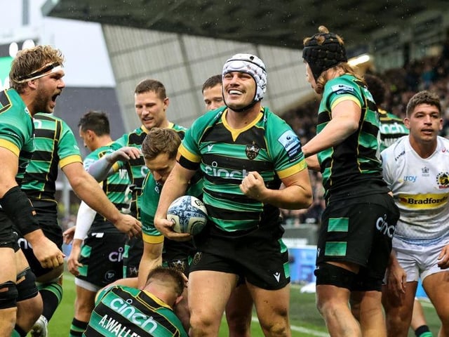 Curtis Langdon scored for Saints against Exeter on November 12