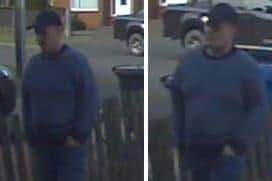 Police would like to speak to the man pictured.