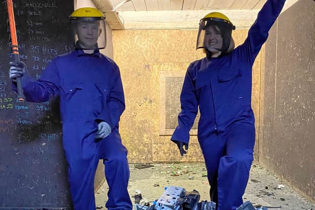 Trapp'd's rage rooms have landed them on the 'business innovation' shortlist at the SME Northamptonshire Business Awards 2023.