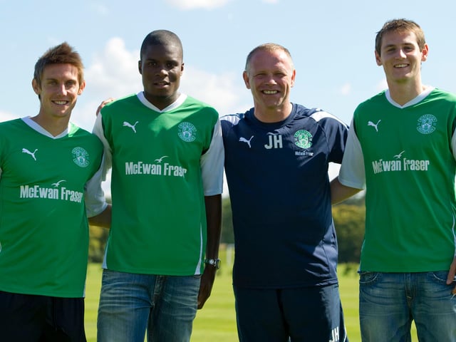 This time Hughes is delighted with new signings Darryl Duffy, Francis Dickoh and Jonathan Grounds.