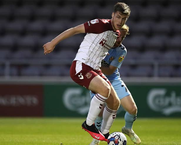 Teenage striker Jack Connor in action against Cambridge United (Picture: Pete Norton)