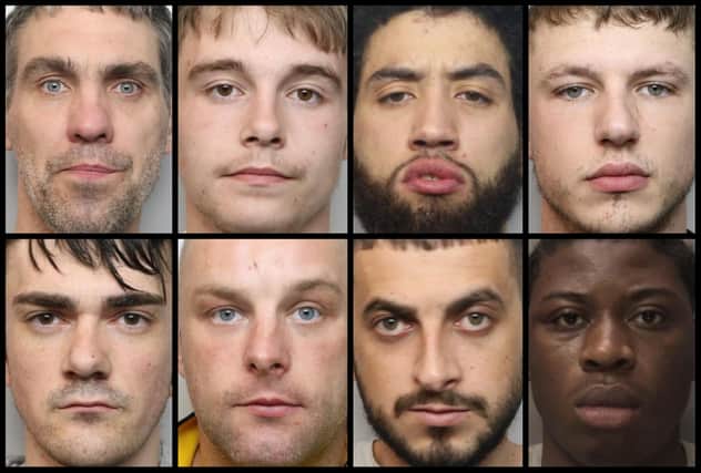 Faces of some of the most serious offenders jailed for crimes in Northamptonshire during February 2024