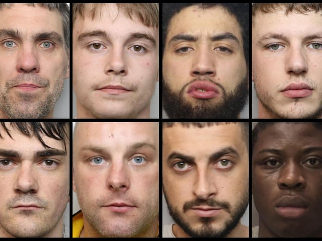 Faces of some of the most serious offenders jailed for crimes in Northamptonshire during February 2024