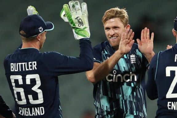 Northants all-rounder David Willey has been selected for England's ODI series in South Africa in January