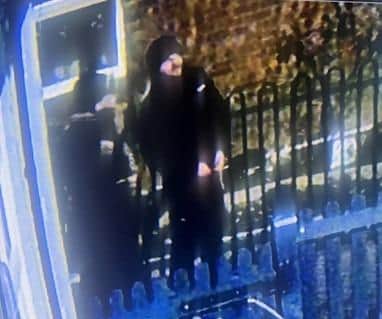 Police would like to speak to the two men in the CCTV image.