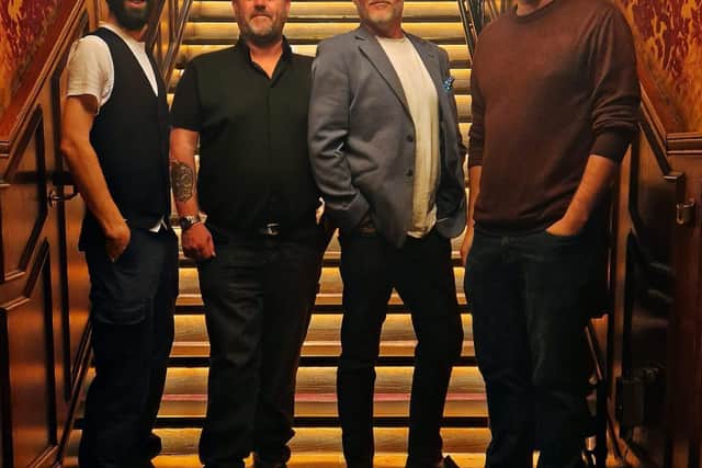 THE FAB FOUR: (left to right) Spencer Berry, Sammy Riggins, Jon Chomicz and Graham Peace.