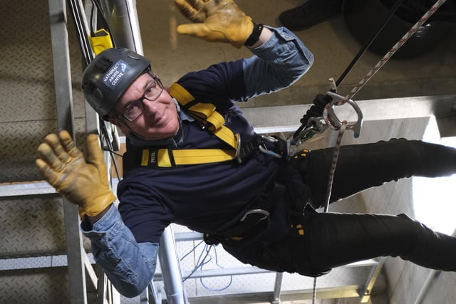 Fifteen people abseiled down the National Lift Tower in aid of the McCarthy-Dixon Foundation and raised over £7,000 on Saturday, June 25 2022.