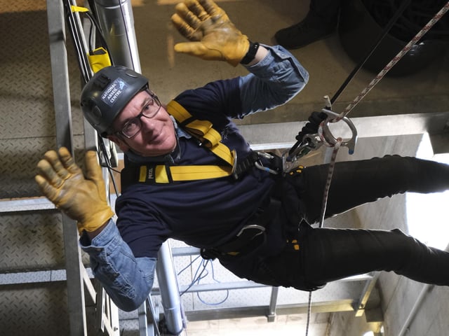 Fifteen people abseiled down the National Lift Tower in aid of the McCarthy-Dixon Foundation and raised over £7,000 on Saturday, June 25 2022.