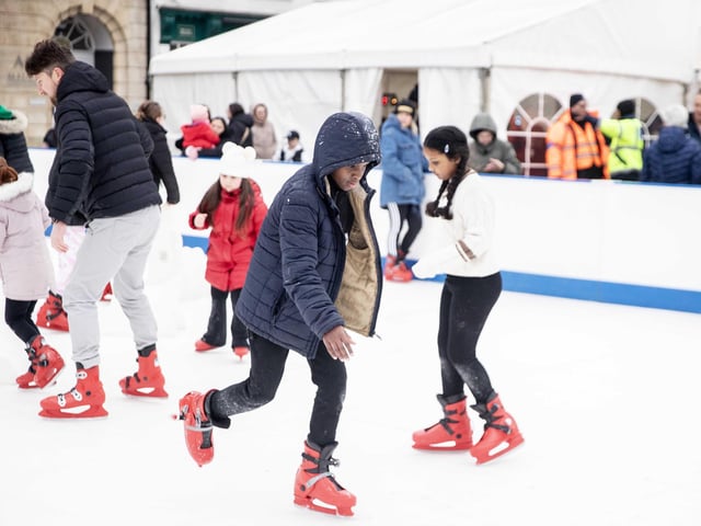 Families enjoyed ice skating, curling and more on Saturday January 18, 2025.
