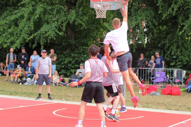 Basketball Northants held a 3x3 tournament for male, female, junior and wheelchair basketball teams on Sunday July 31. It was the first event on the new courts.