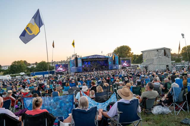 The crowds at the Fairport's Cropredy Convention