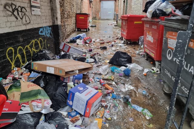 Council cleans up disgraceful alleyway once again in Northampton town ...