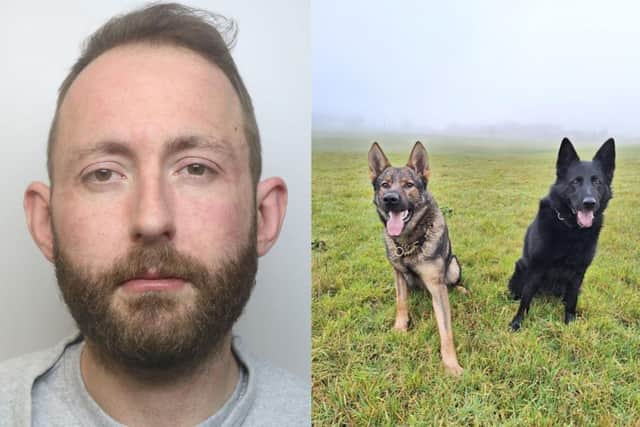 Alexander Scott-Mills and PD Fama (right).