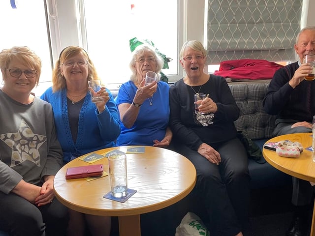 More celebratory drinks at the Queen's Park WMC in Stanhope Road on Sunday, May 7, 2023.