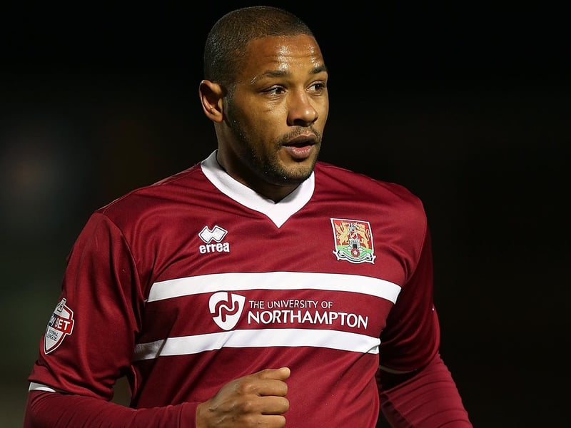 Clive Platt of Northampton Town in action during the Sky Bet League Two match between Hartlepool United and Northampton Town at Victoria Park on November 23, 2013 in Hartlepool, England. (Photo by Pete Norton/Getty Images)