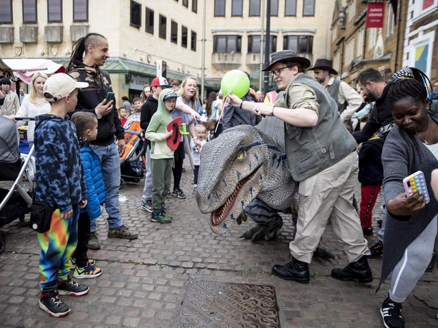 Dinosaur Day, Northampton Market Square.