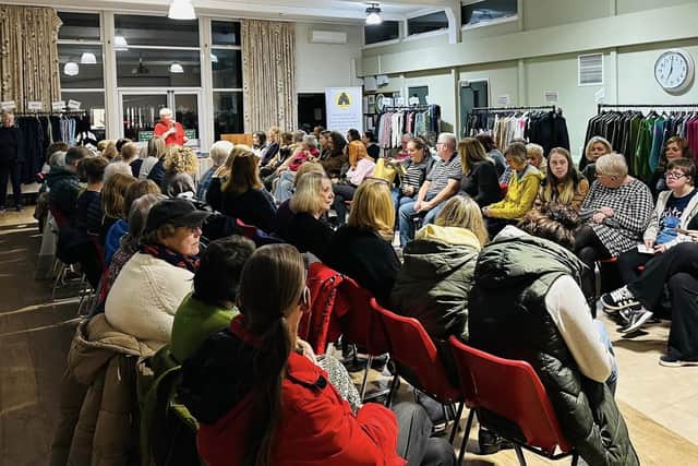 Many people came along to show their support, as people have continued to since the launch of this year's JAMathon in September.